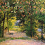 The Garden in Spring, Eragny Art Print 1894 by Camille Pissarro (6 Sizes)