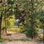 The Garden in Spring, Eragny Art Print 1894 by Camille Pissarro (6 Sizes)