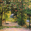 The Garden in Spring, Eragny Art Print 1894 by Camille Pissarro (6 Sizes)
