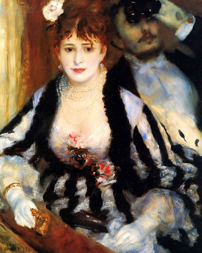 The Box fine art print by Pierre-Auguste Renoir (1874)