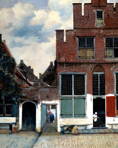 The Little Street fine art print by Johannes Vermeer (1660)