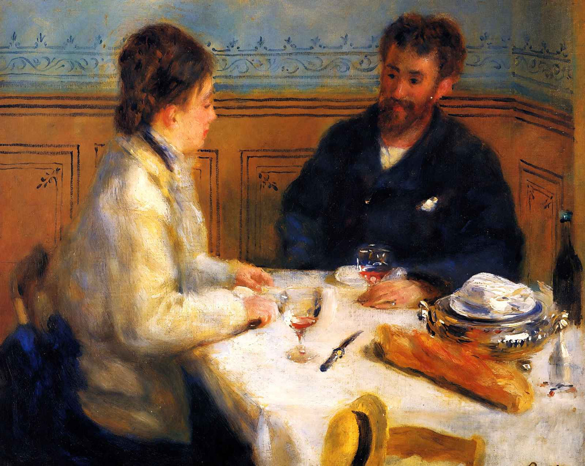 The Luncheon fine art print by Pierre-Auguste Renoir (1879)