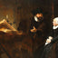 The Mennonite Preacher Anslo and His Wife 1641 by Rembrandt Art Print (6 Sizes)