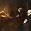 The Mennonite Preacher Anslo and His Wife painting by Rembrandt (1641)
