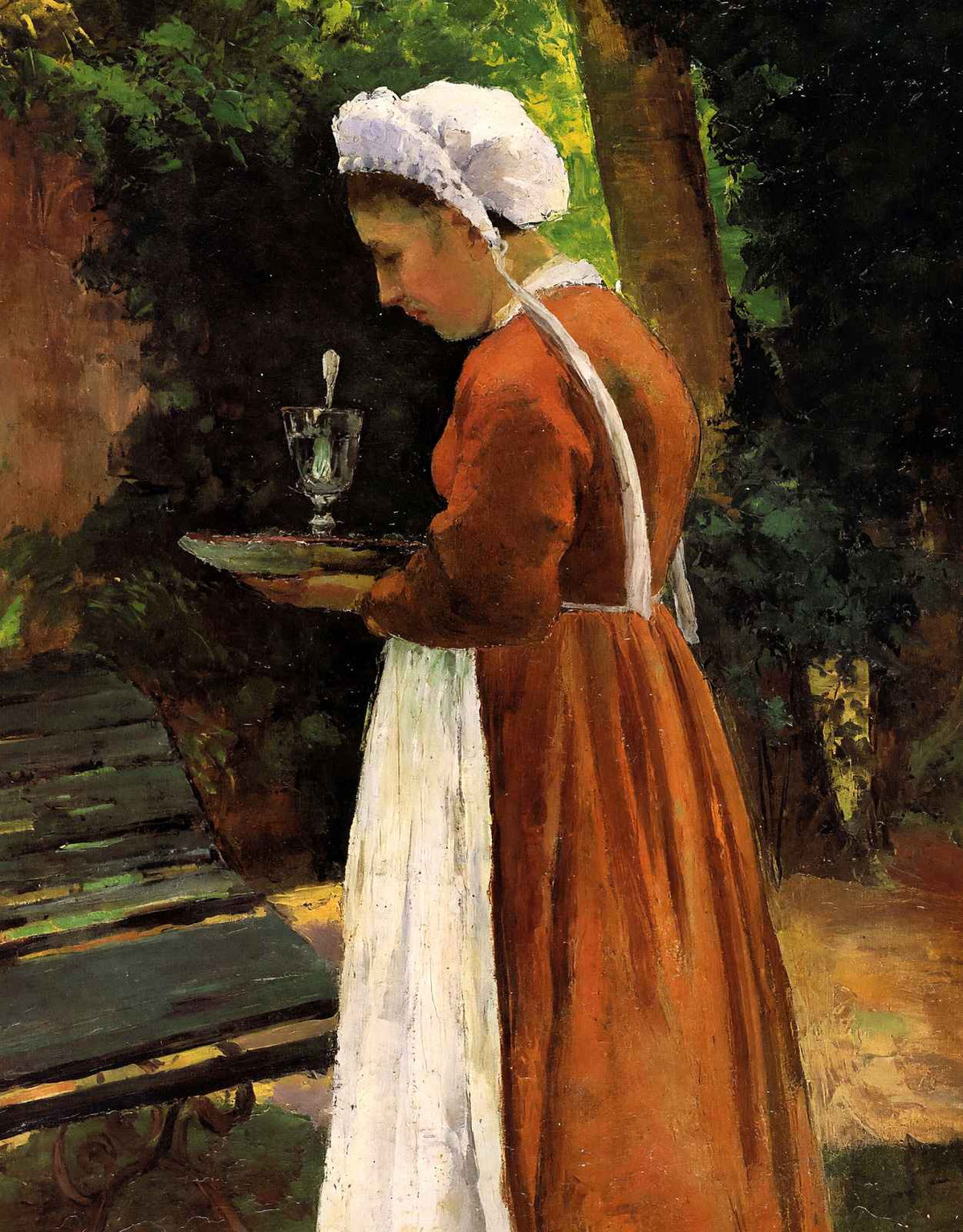 The Maidservant 1875 Painting by Camille Pissarro Fine Art Print (6 Sizes)