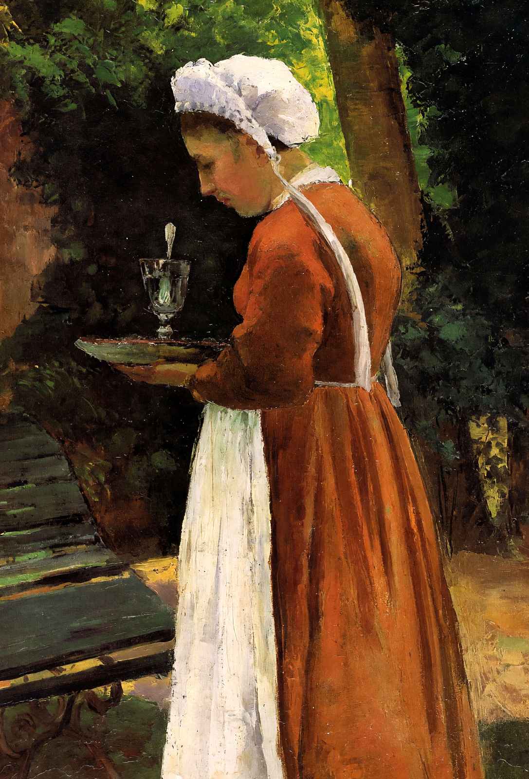 The Maidservant 1875 Painting by Camille Pissarro Fine Art Print (6 Sizes)