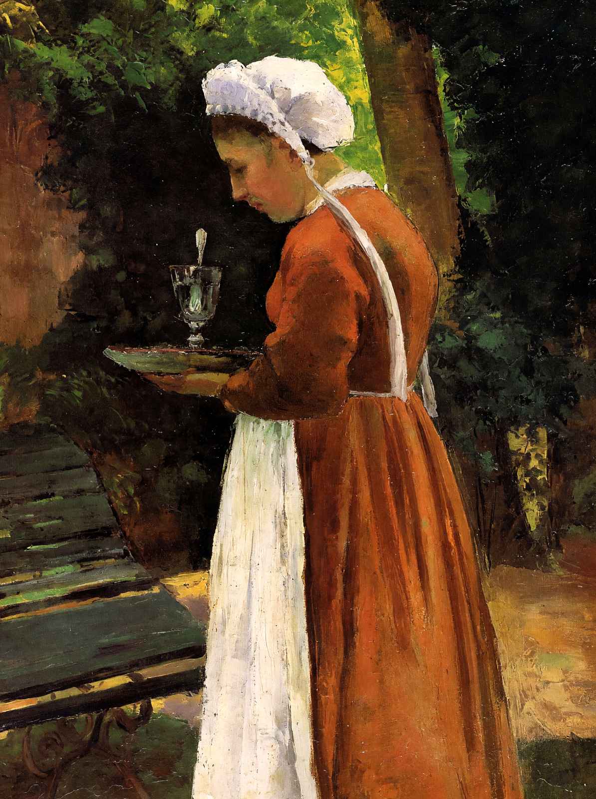 The Maidservant 1875 Painting by Camille Pissarro Fine Art Print (6 Sizes)