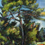 The Great Pine painting print by Paul Cezanne (1889)