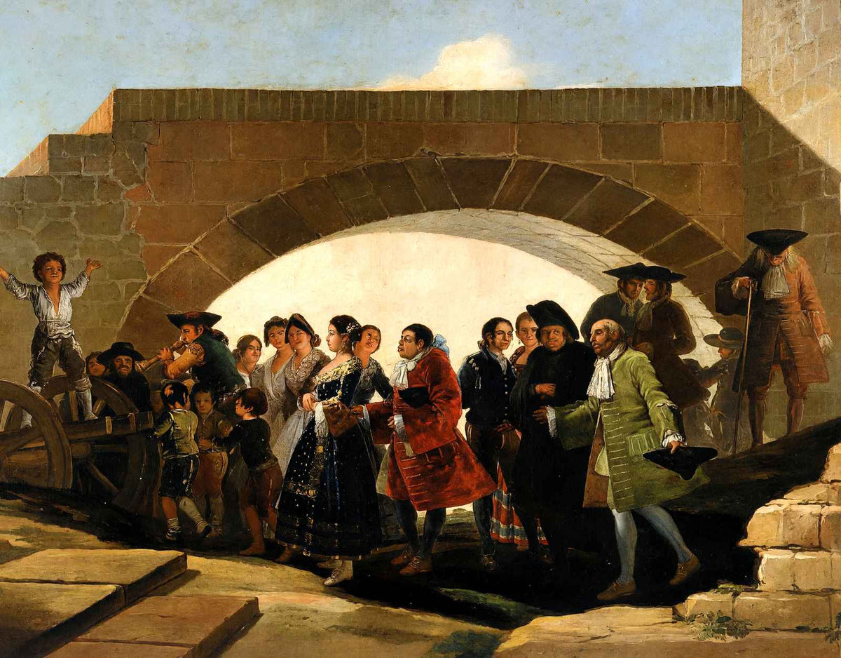 The Wedding Art Print 1792 Painting by Francisco Goya (6 Sizes) - Enhanced