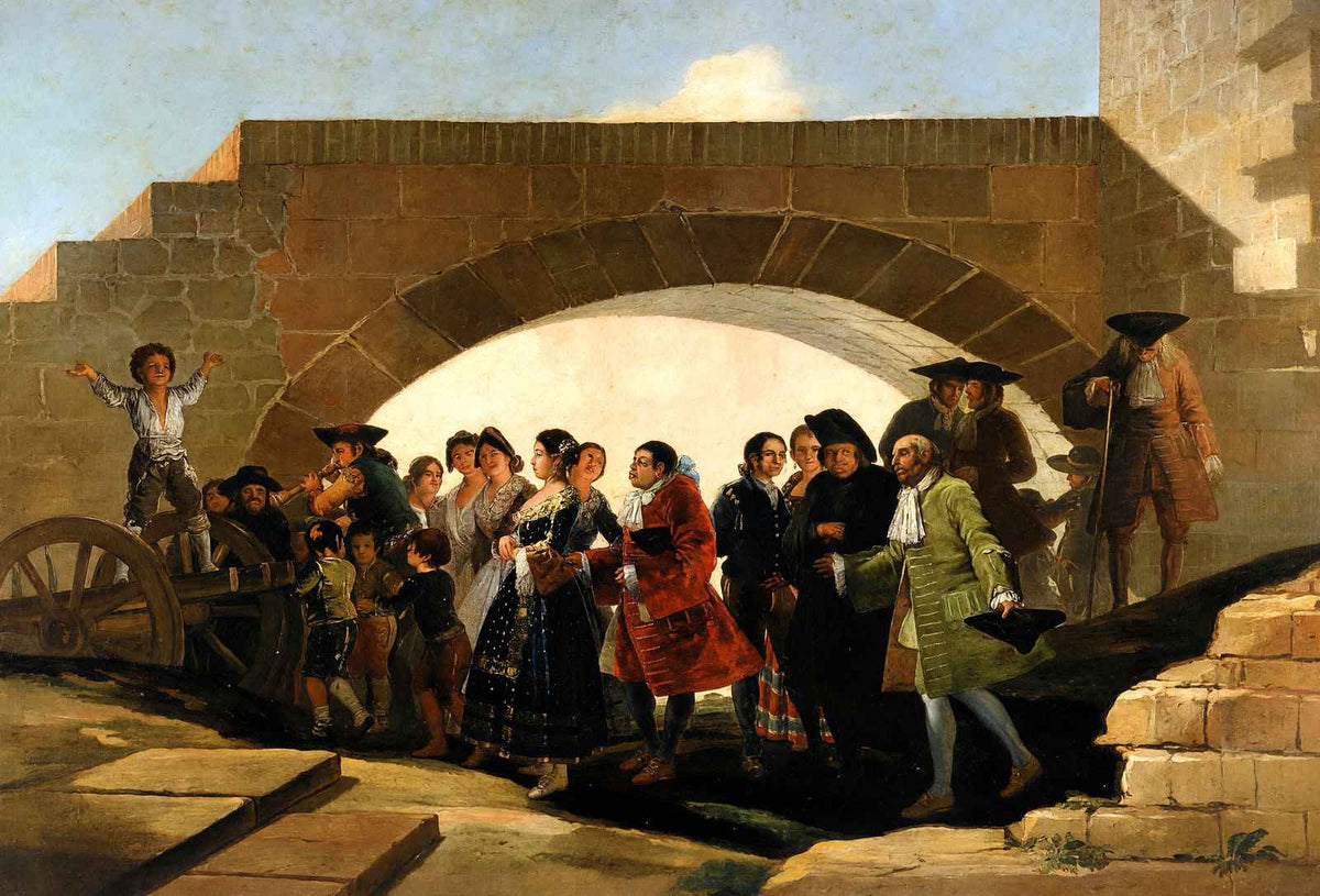 The Wedding Art Print 1792 Painting by Francisco Goya (6 Sizes) - Enhanced