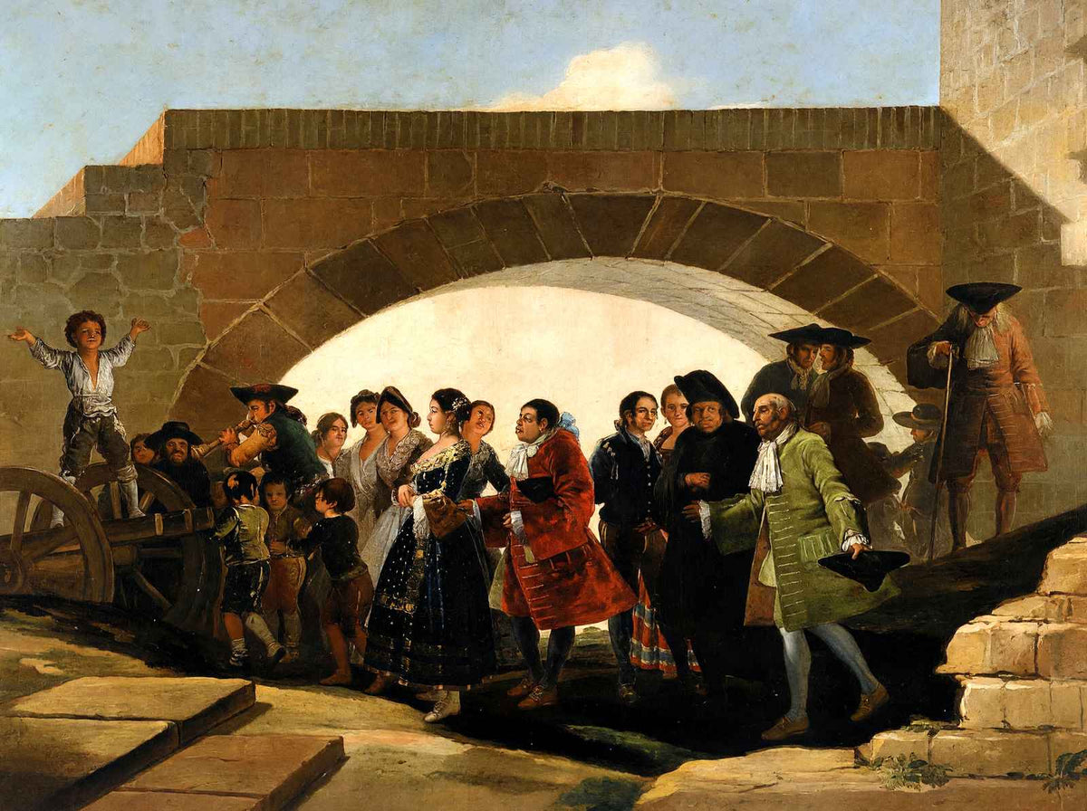 The Wedding Art Print 1792 Painting by Francisco Goya (6 Sizes) - Enhanced