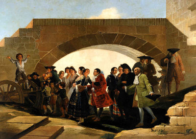 The Wedding Art Print 1792 Painting by Francisco Goya (6 Sizes) - Enhanced