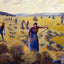 The Harvest of Hay in Eragny 1887 by Camille Pissarro Art Print (6 Sizes)