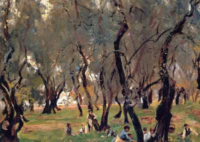 The Olive Grove 1908 Painting by John Singer Sargent Fine Art Print (6 Sizes)