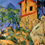 The House with the Cracked Walls 1894 by Paul Cezanne Fine Art Print (6 Sizes)