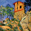 The House with the Cracked Walls painting by Paul Cezanne (1894)