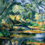 The Brook 1900 Painting by Paul Cezanne Art Print (6 Sizes) - Restored