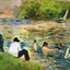 Bathers (Study for Bathers at Asnieres) 1884 by Seurat Art Print (6 Sizes)