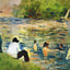 Bathers (Study for Bathers at Asnieres) 1884 by Seurat Art Print (6 Sizes)