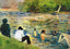 Bathers (Study for Bathers at Asnieres) 1884 by Seurat Art Print (6 Sizes)