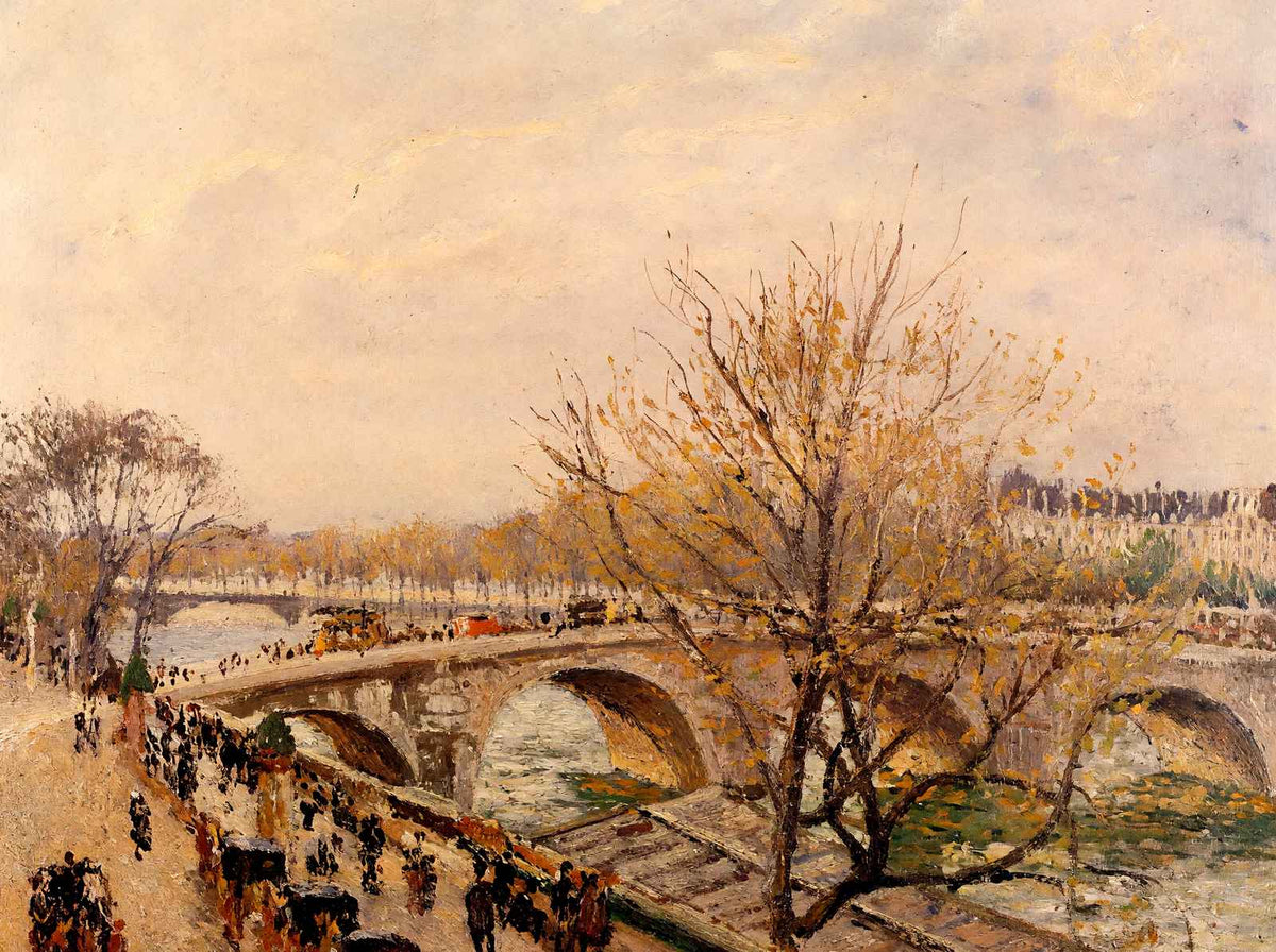 The Seine at Paris, Pont Royal 1903 by Camille Pissarro Fine Art Print (6 Sizes)