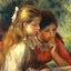 The Reading Art Print 1890 Painting by Pierre-Auguste Renoir (6 Sizes)