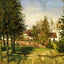 The Pine Trees of Louveciennes art print by Camille Pissarro (1870)