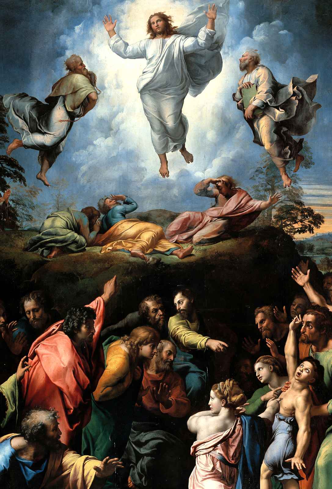 The Transfiguration Art Print 1520 Painting by Raphael (6 Sizes) - Premium Print