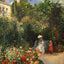 The Garden at Pontoise 1877 Painting by Camille Pissarro Art Print (6 Sizes)