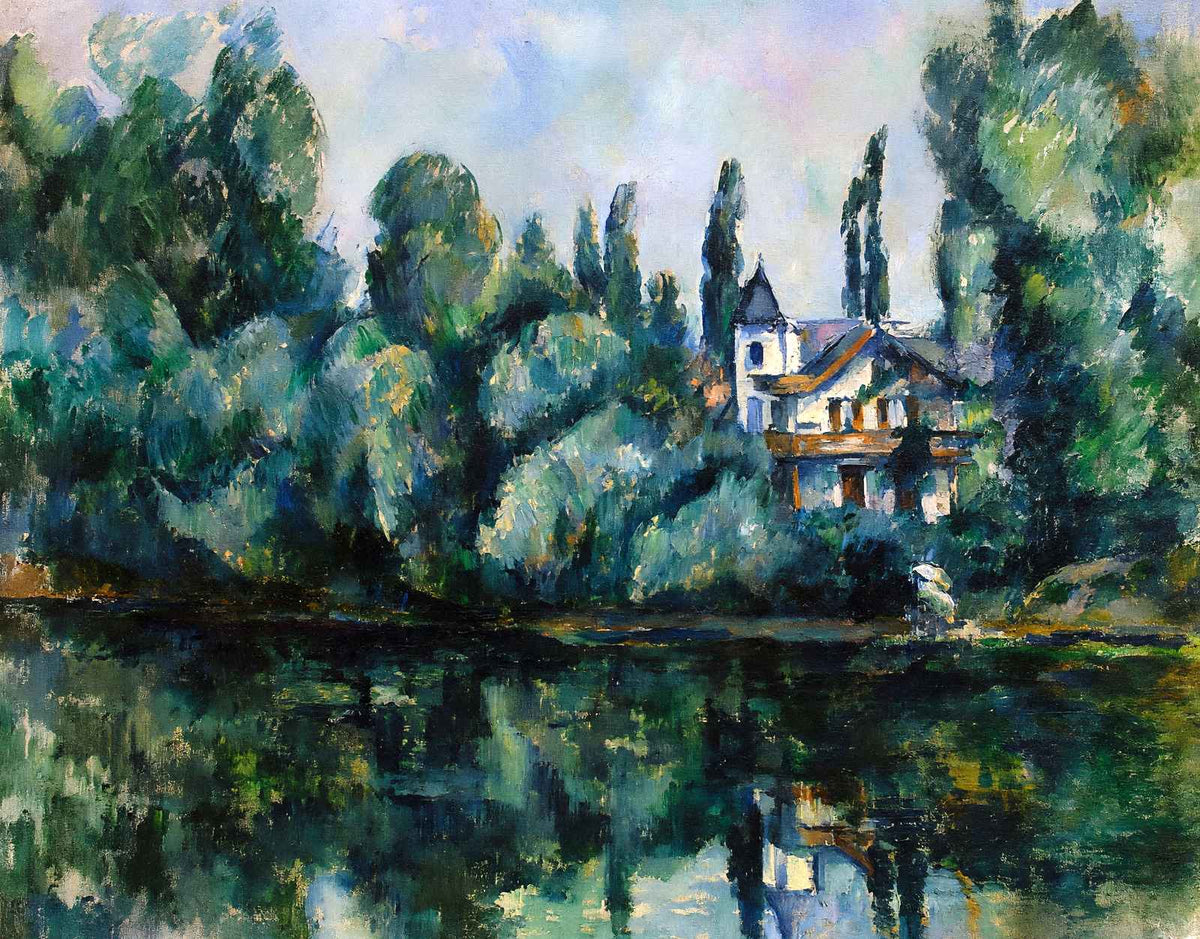 The Banks of the Marne 1888 Painting by Paul Cezanne Fine Art Print (6 Sizes)