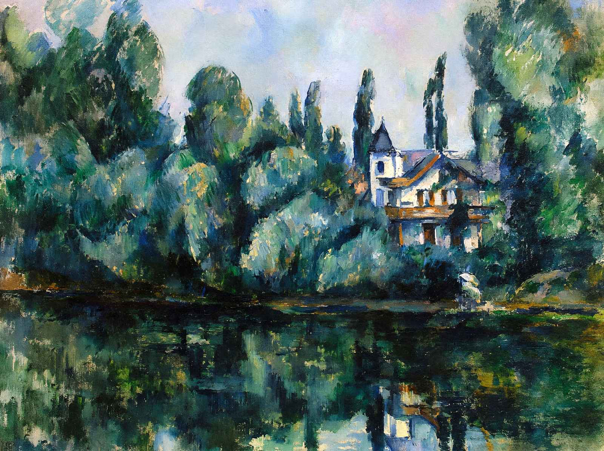 The Banks of the Marne 1888 Painting by Paul Cezanne Fine Art Print (6 Sizes)