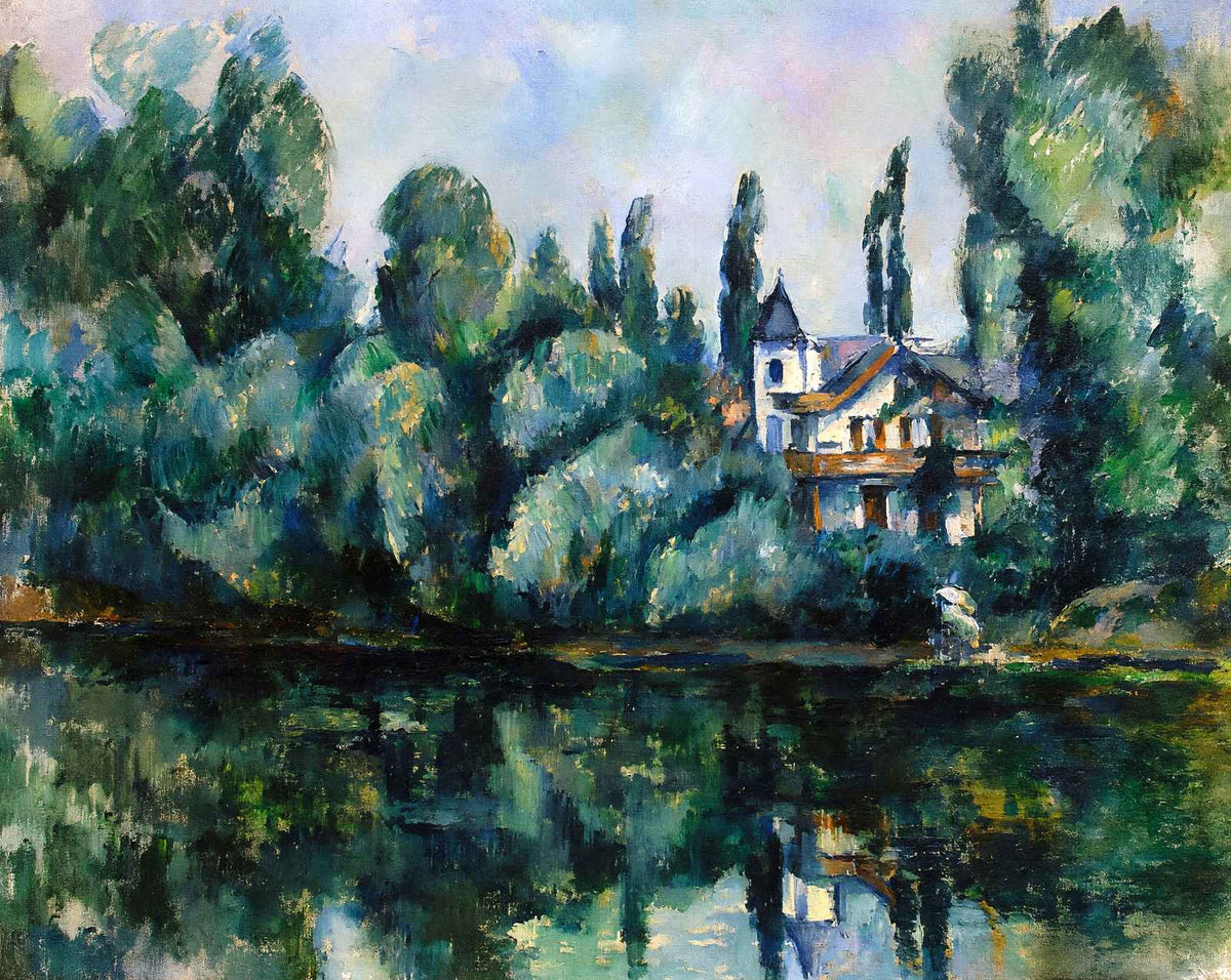 The Banks of the Marne art print by Paul Cezanne (1888)