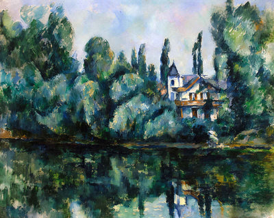 The Banks of the Marne art print by Paul Cezanne (1888)