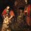 The Return of the Prodigal Son Art Print 1669 Painting by Rembrandt (6 Sizes)