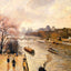 The Louvre, Afternoon, Rainy Weather Art Print 1900 by Pissarro (6 Sizes)