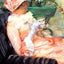 The Cup of Tea Art Print 1879 Painting by Mary Cassatt (6 Sizes) - High Quality