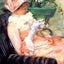 The Cup of Tea art print by Mary Cassatt (1879)