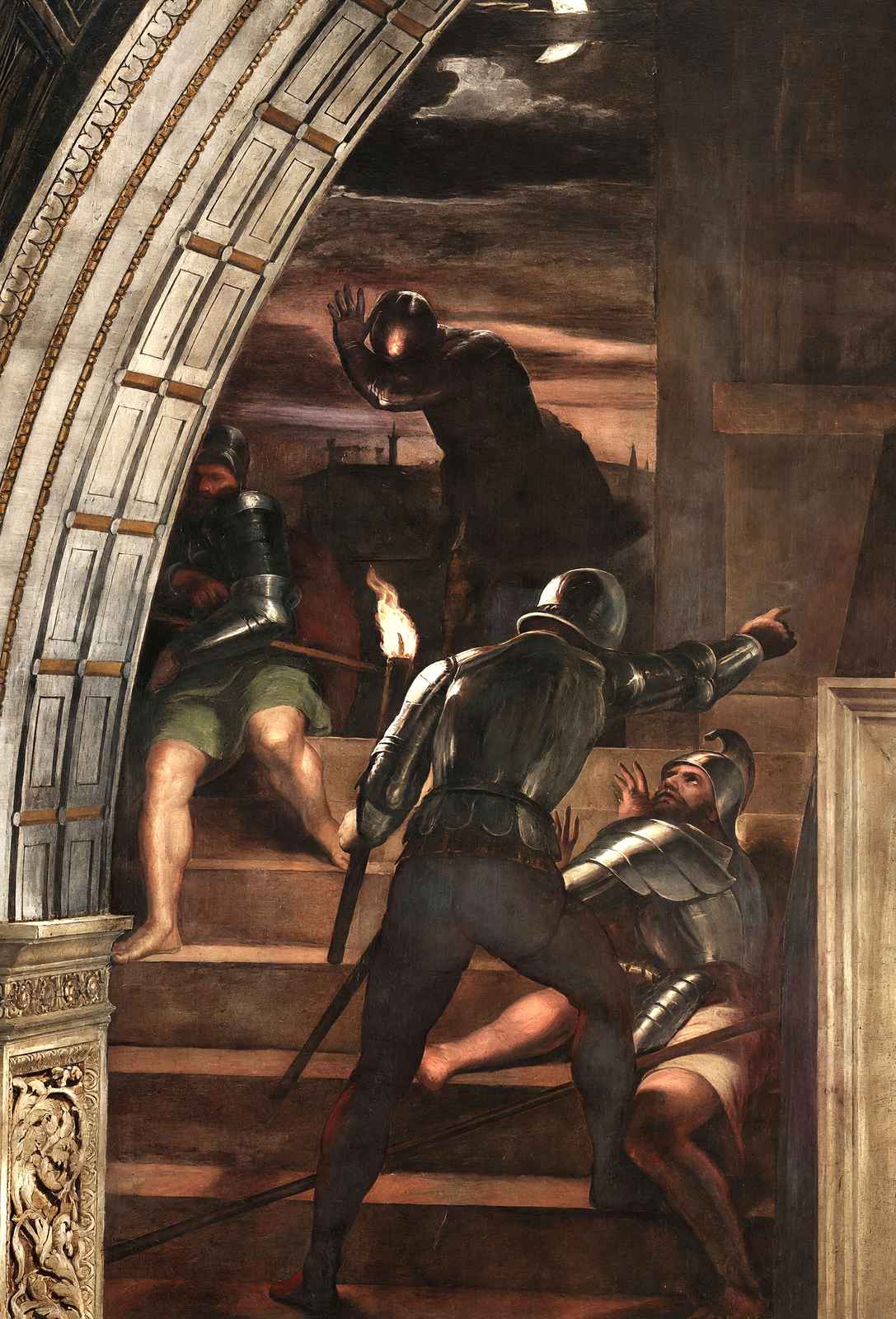 Guards Outside the Prison, Detail from 'the Liberation 1514 Print (6 Sizes)