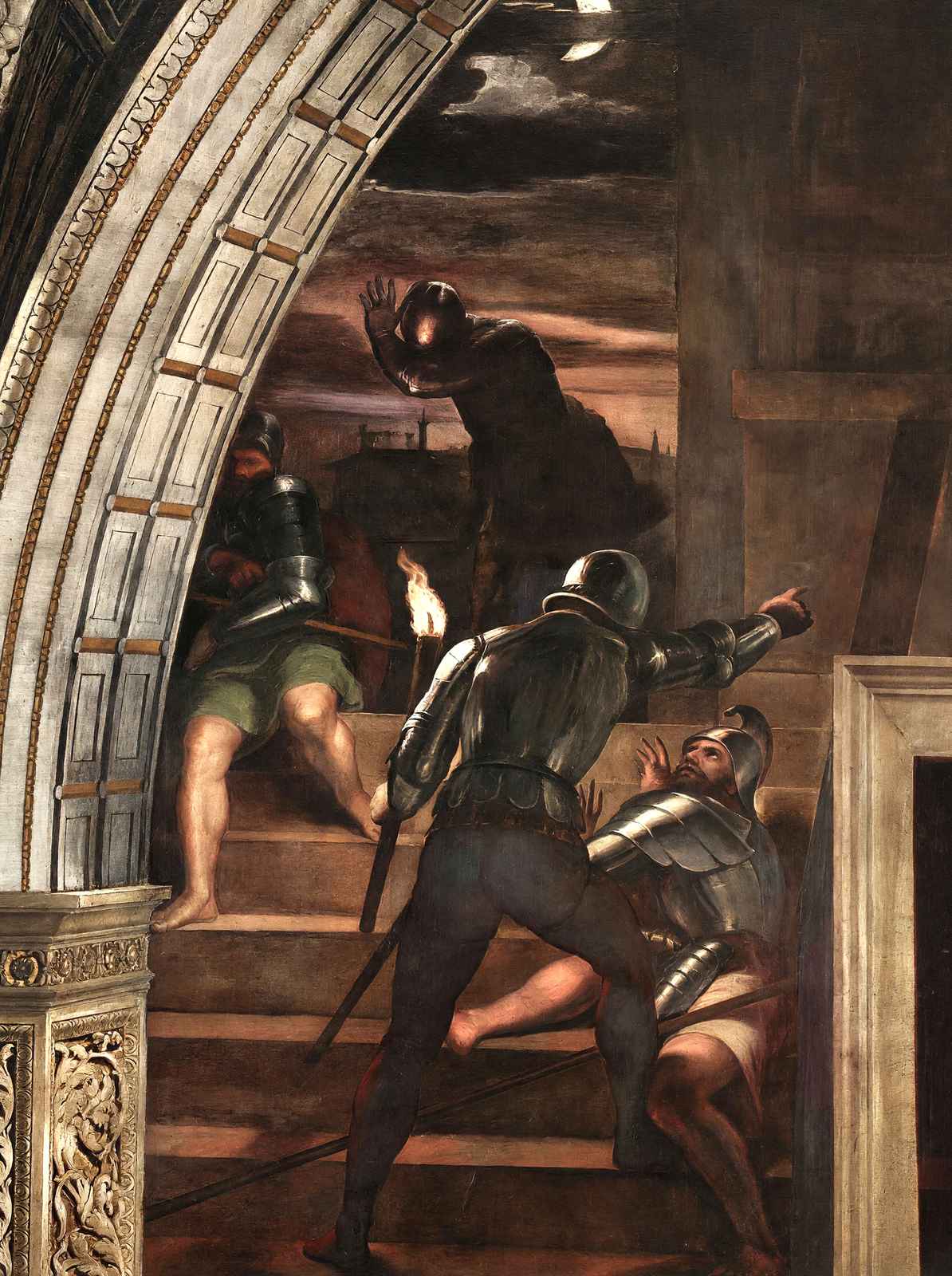 Guards Outside the Prison, Detail from 'the Liberation 1514 Print (6 Sizes)