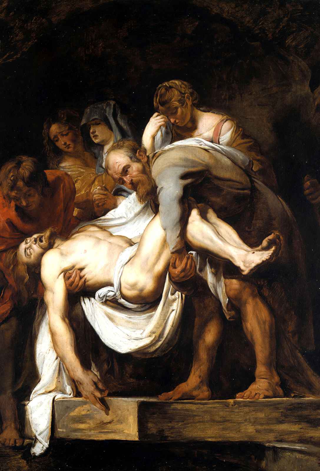 The Entombment 1612 Painting by Peter Paul Rubens Art Print (6 Sizes)