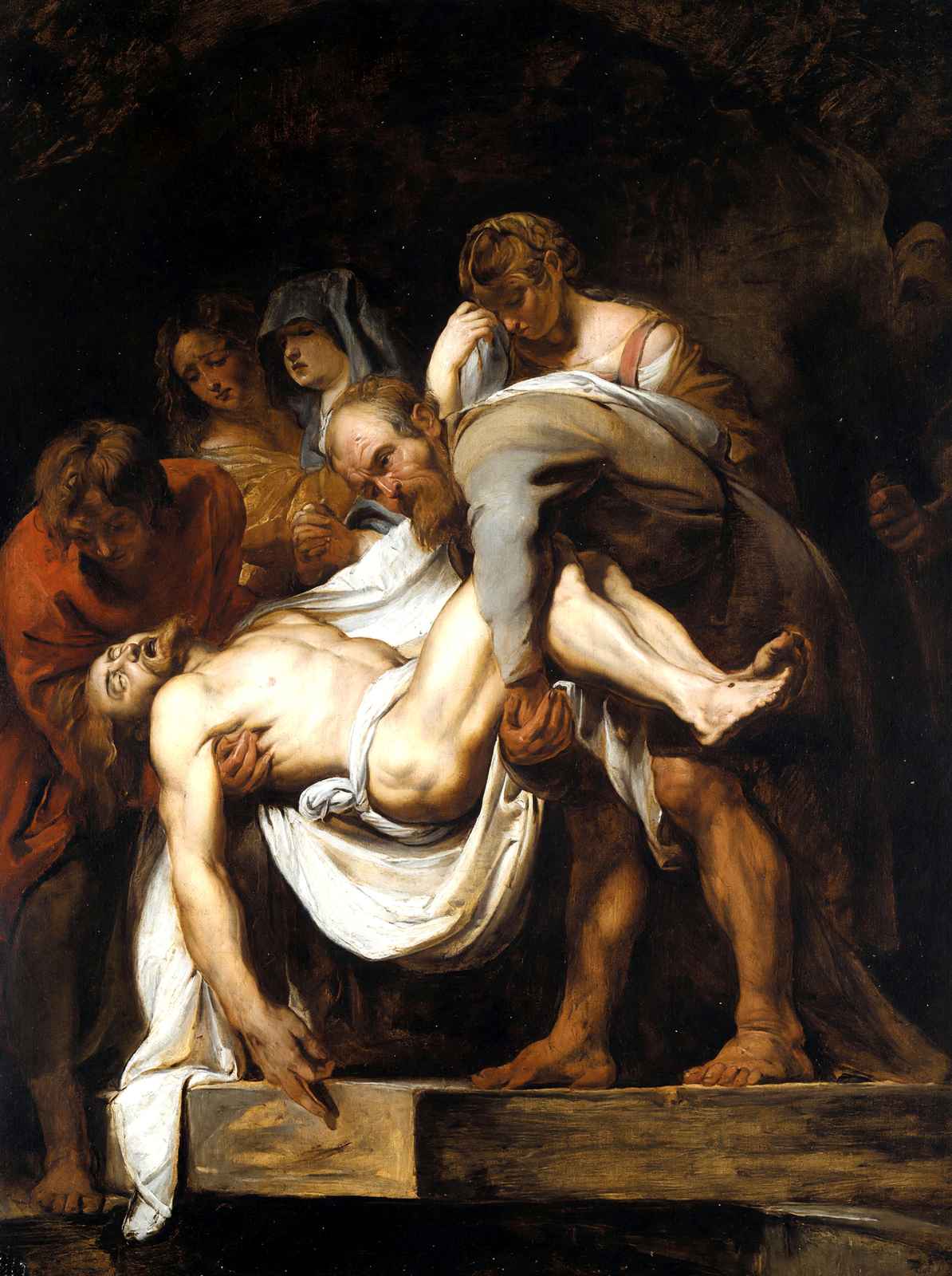 The Entombment 1612 Painting by Peter Paul Rubens Art Print (6 Sizes)