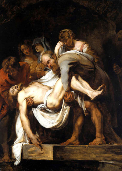 The Entombment 1612 Painting by Peter Paul Rubens Art Print (6 Sizes)