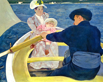 The Boating Party painting print by Mary Cassatt (1894)