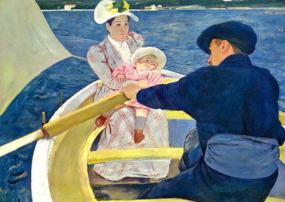 The Boating Party 1894 Painting by Mary Cassatt Art Print (6 Sizes) - Retouched