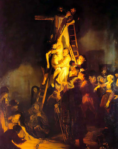 The Descent from the Cross (1634) painting by Rembrandt (1634)