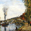 The Seine at Marly 1871 Painting by Camille Pissarro Art Print (6 Sizes)