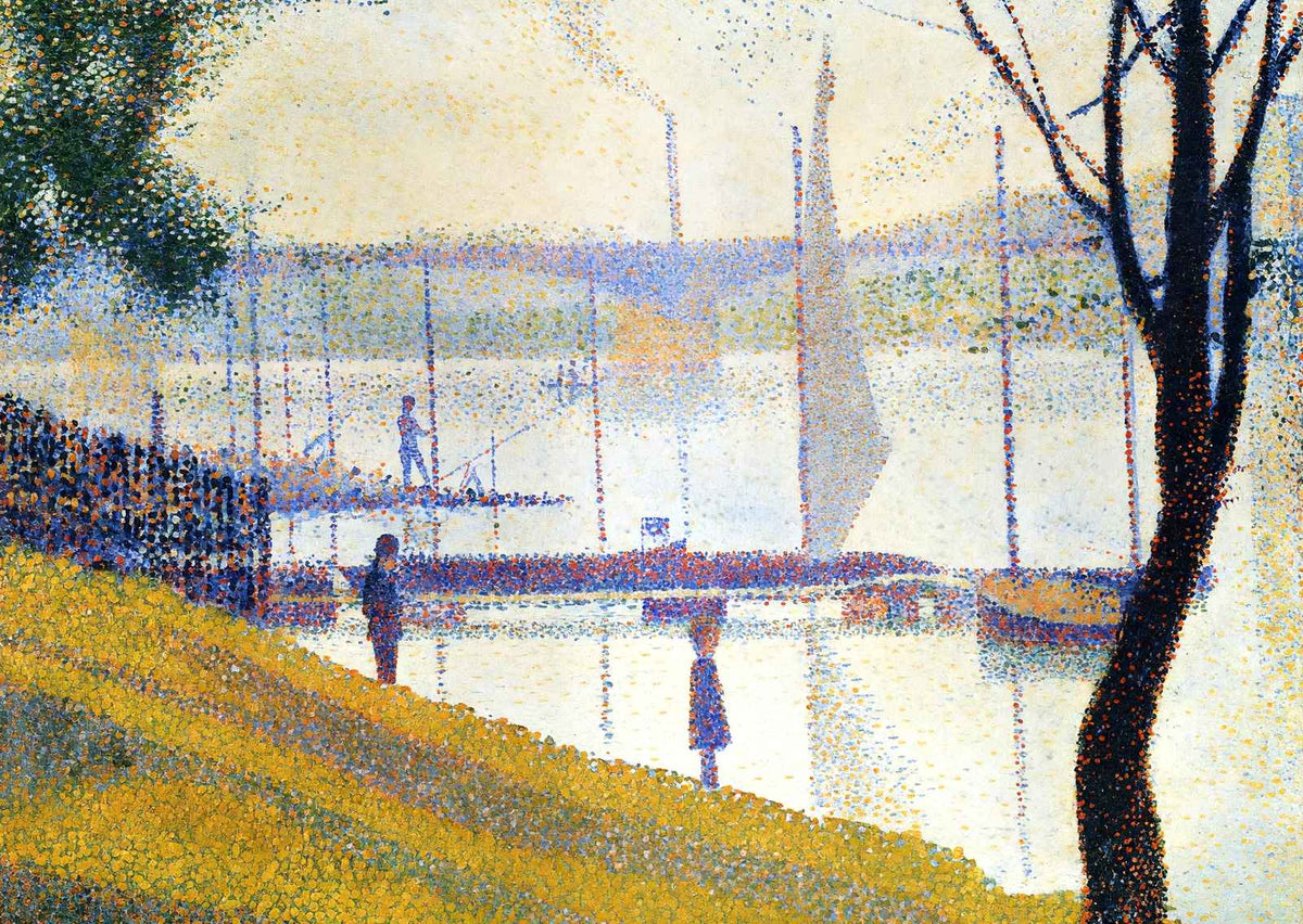 The Bridge at Courbevoie 1887 by Georges Seurat Fine Art Print (6 Sizes)