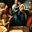 Madonna of the Fish 1513 Art Print (6 Sizes) - Premium Quality