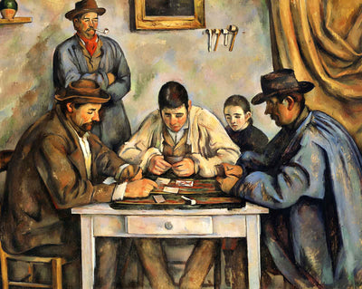 The Card Players (1892) art print by Paul Cezanne (1892)