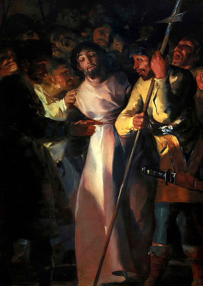 The Arrest of Christ Art Print 1788 Painting by Francisco Goya (6 Sizes)